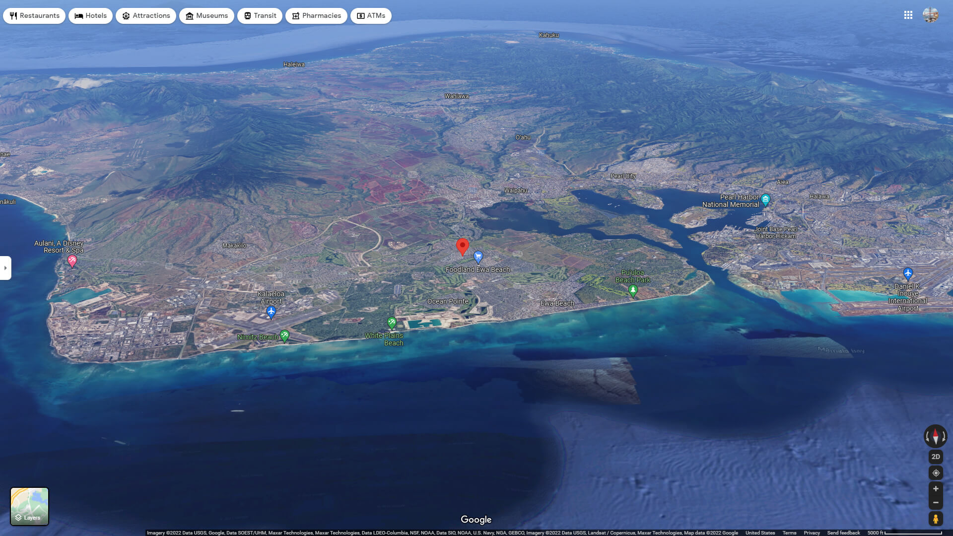 Ewa Gentry Aerial Map Hawaii